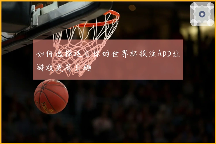 如何选择适合你的世界杯投注App让游戏更有乐趣